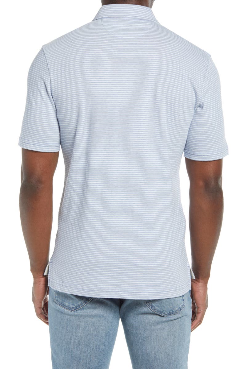 Faherty Isle Stripe Short Sleeve Polo, Alternate, color, 