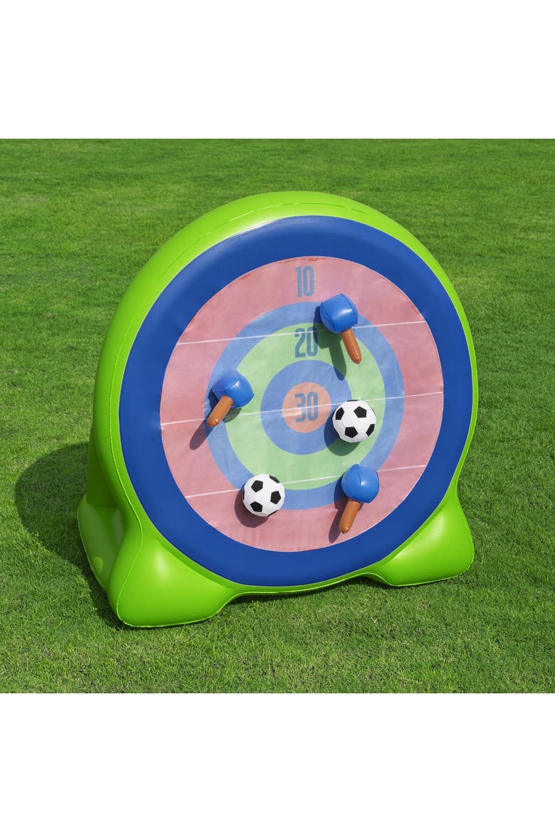 Inflatable Yard Game, Backyard Bullseye, Alternate, color, Green