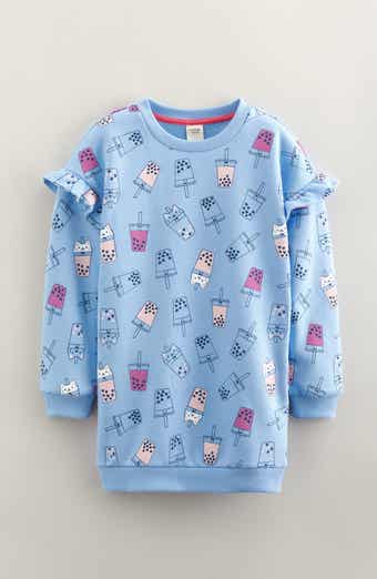 Tucker + Tate Kids' Print Cotton Sweatshirt Dress