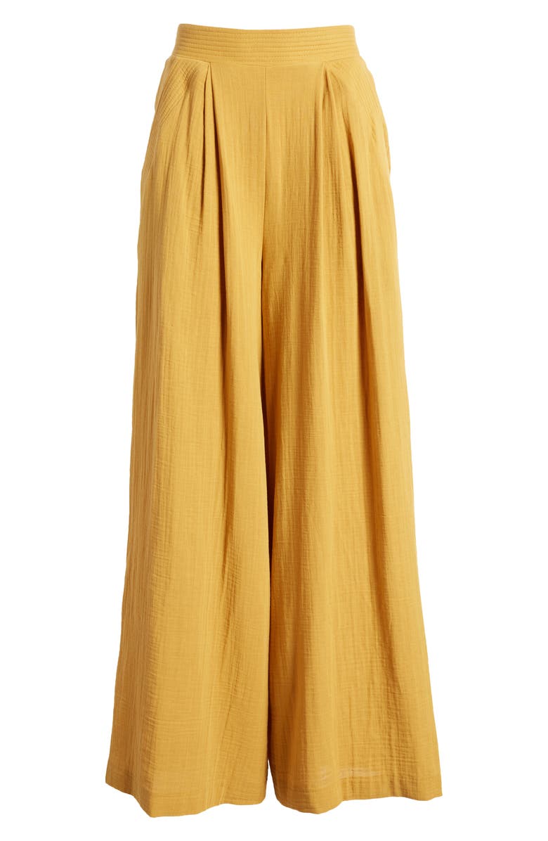 ASOS DESIGN Wide Leg Trousers, Alternate, color,
