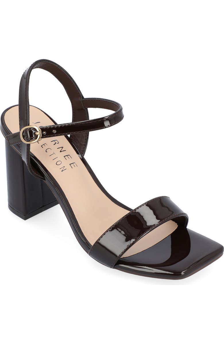 Journee Collection Tivona Sandal, Main, color, Brown
