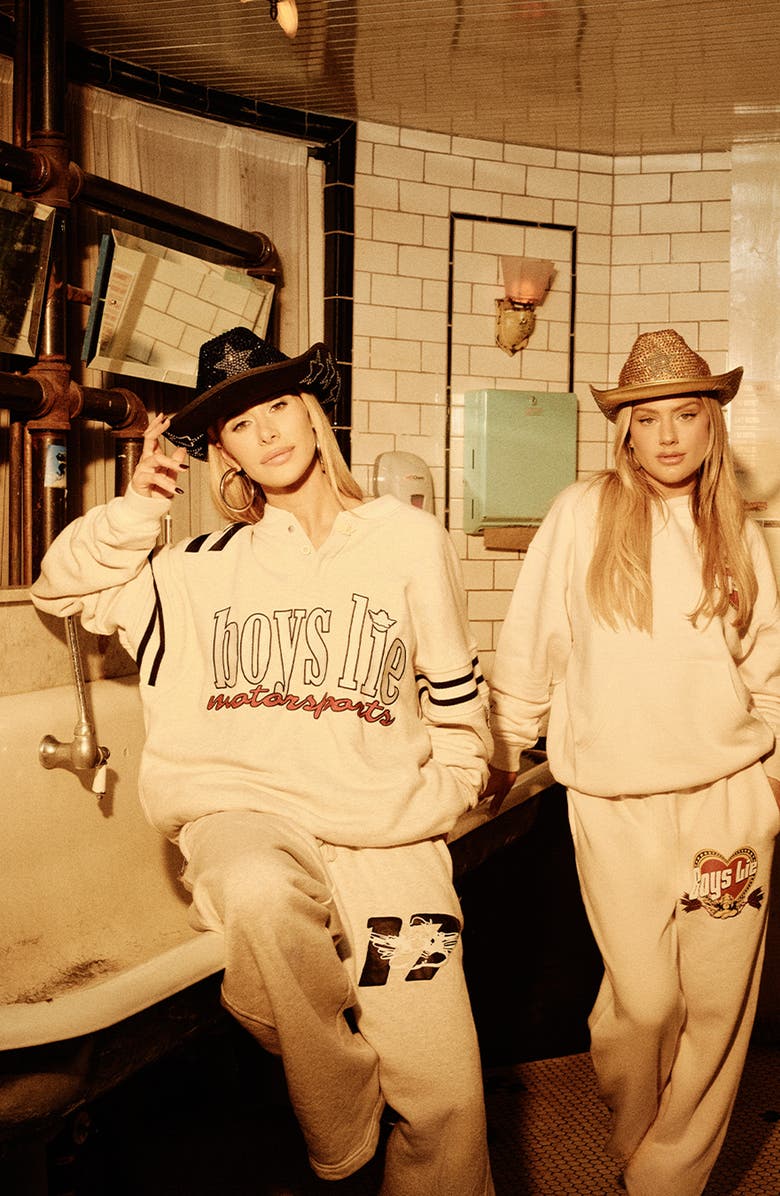 BOYS LIE Running On Fumes Jordan Henley Sweatshirt, Alternate, color, 