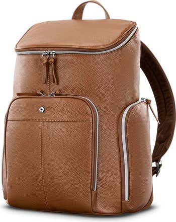 Samsonite Mobile Solution 2 Leather Deluxe Backpack | Nordstrom display picture 2