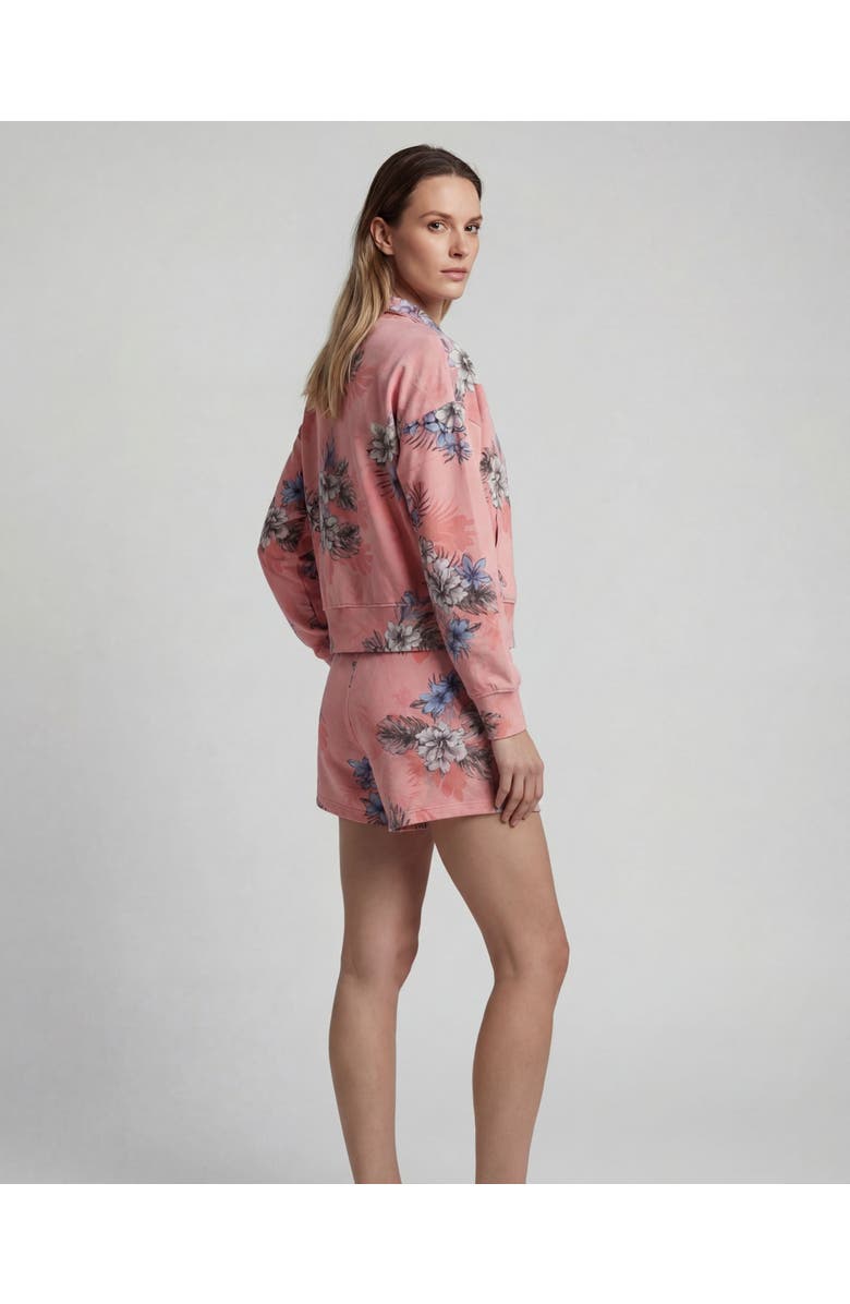 Lords of Harlech Exotic Floral Womens Drawstring Short, Alternate, color, Exotic Floral Coral