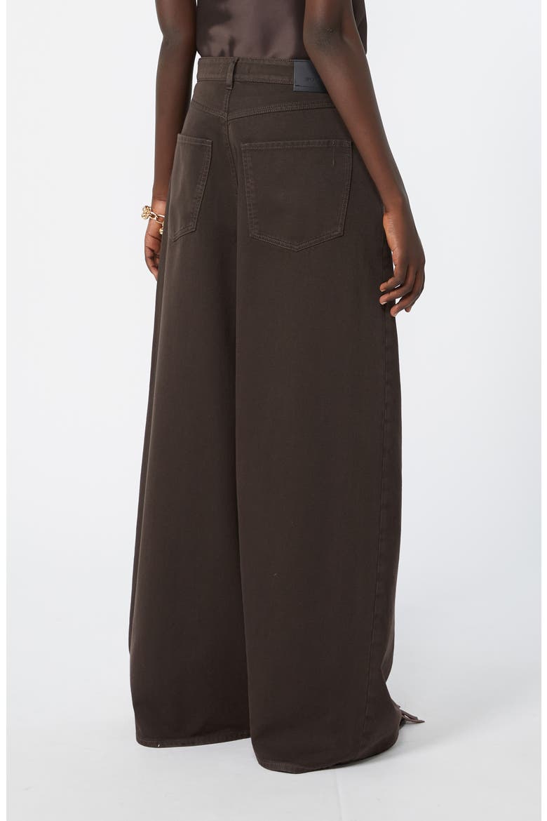 Wide Leg Jeans, Alternate, color, CHOCOLATE