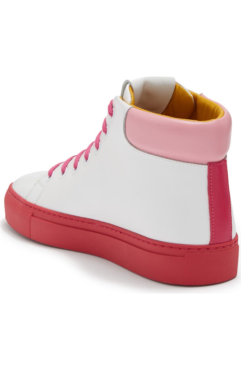Moschino High Top Logo Sneaker, Alternate, color,