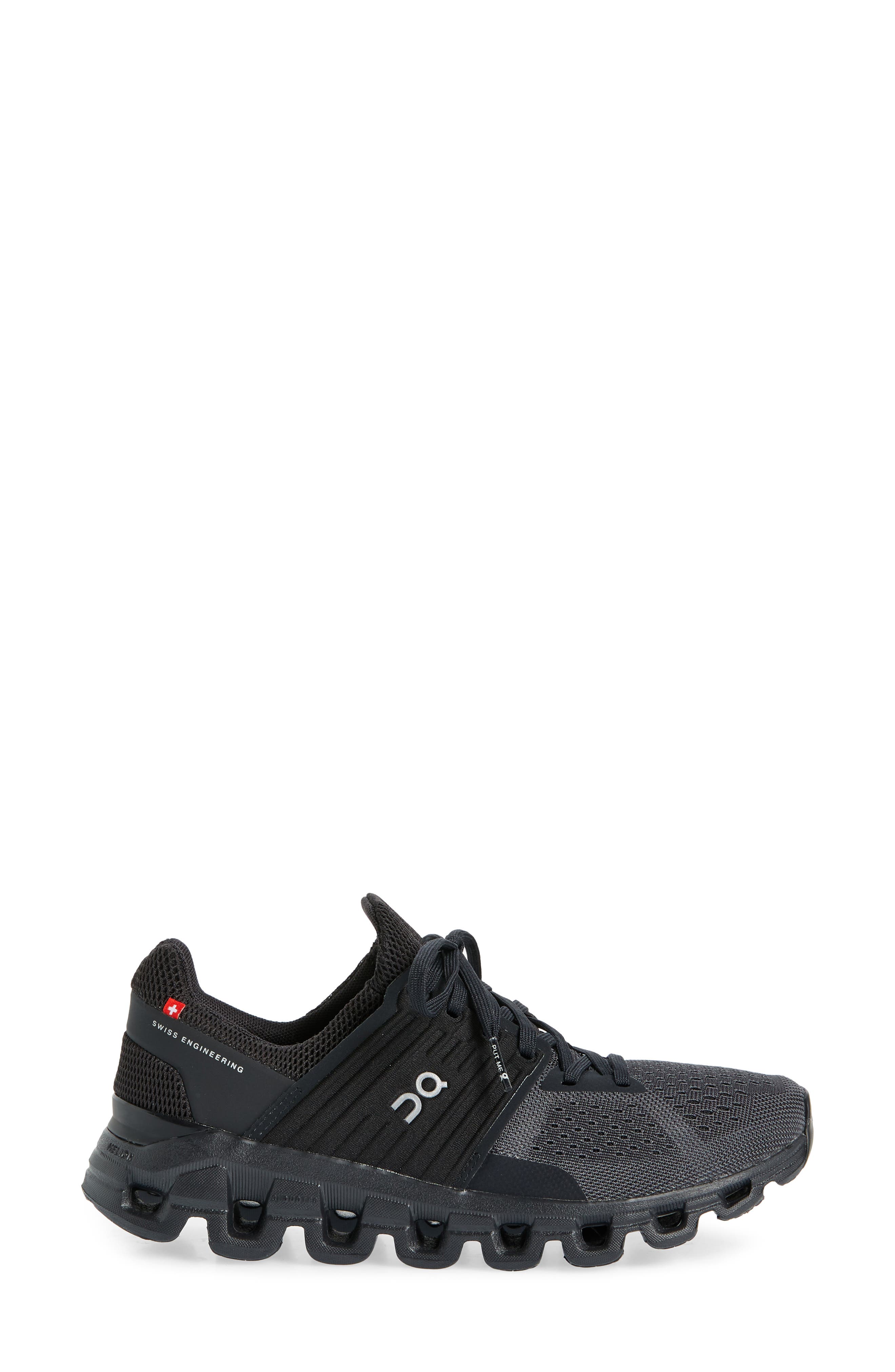 Cloudswift Running Shoe, Alternate, color, ALL BLACK