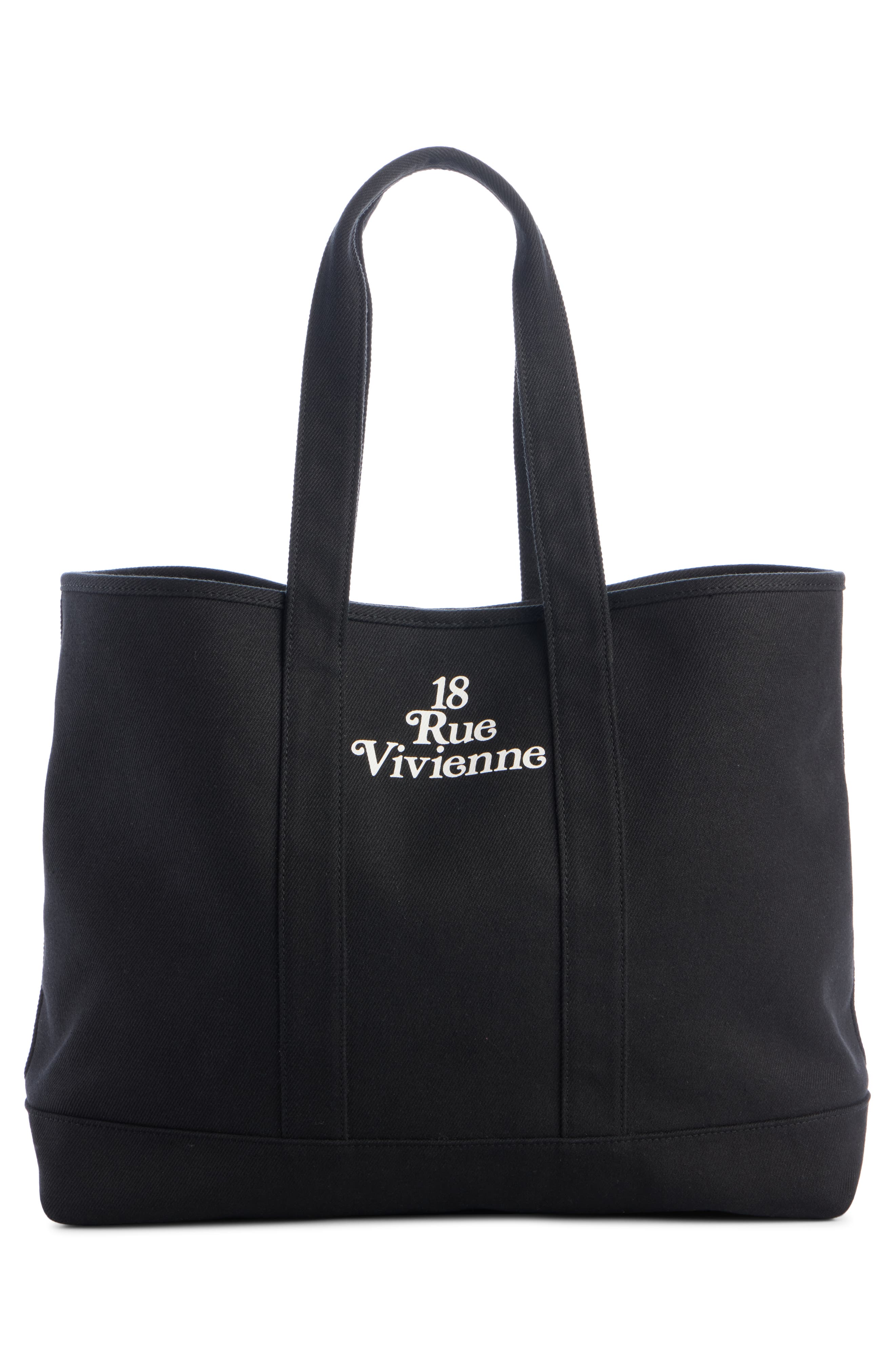 KENZO Large Verdy Logo Cotton Canvas Tote, Alternate, color, 