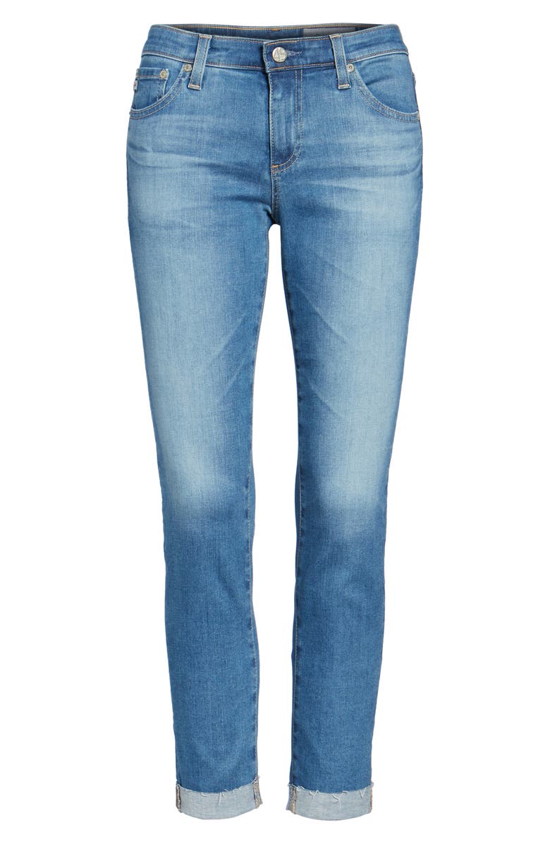 AG The Stilt Roll Cuff Cigarette Leg Jeans, Alternate, color, 12 Year Canyon