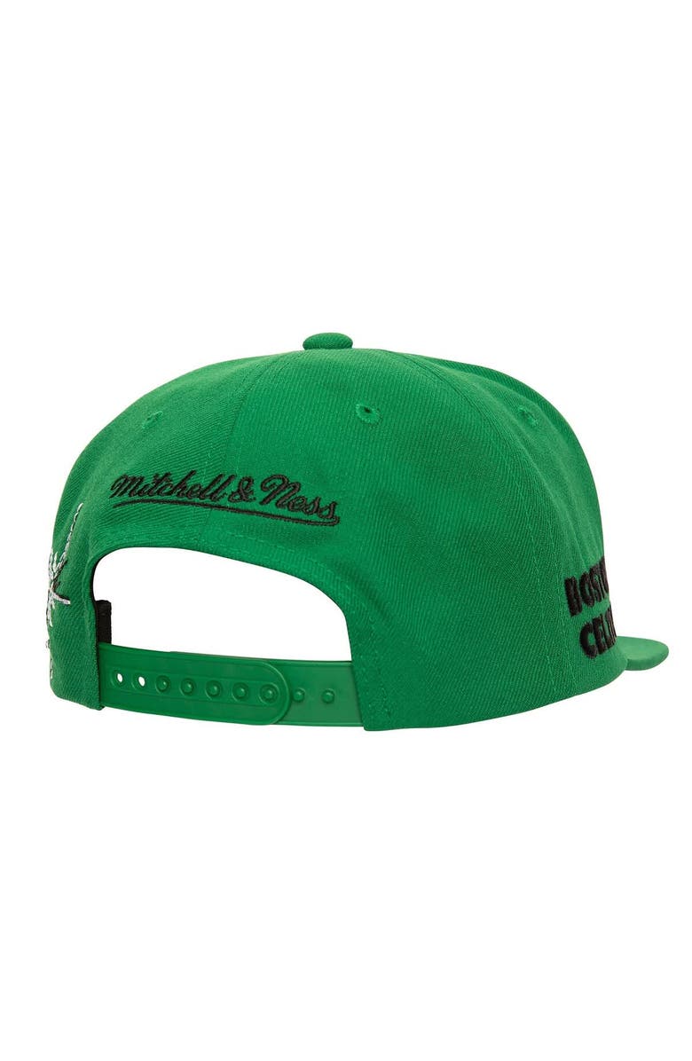 Mitchell & Ness Men's Mitchell & Ness Kelly Green Boston Celtics Starlight Snapback Hat, Alternate, color, Kelly Green
