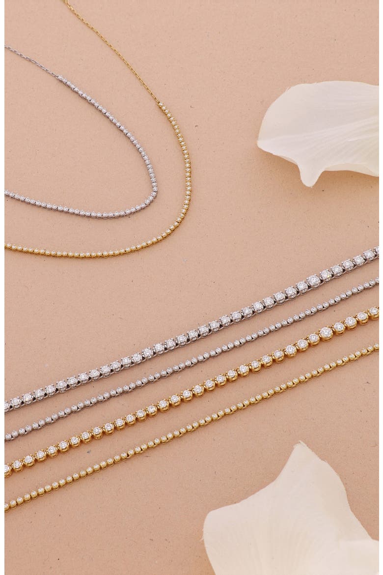 Audrey Diamond Necklace (Nordstrom Exclusive), Alternate, color, 18K YELLOW GOLD