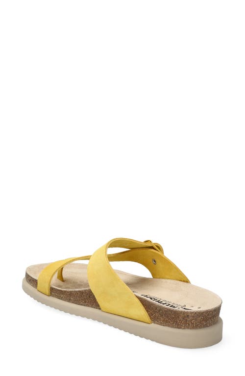 Mephisto Helen Toe Loop Sandal In Yellow