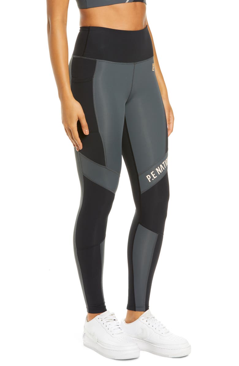 P.E Nation P.E. Nation League High Waist Leggings, Alternate, color,