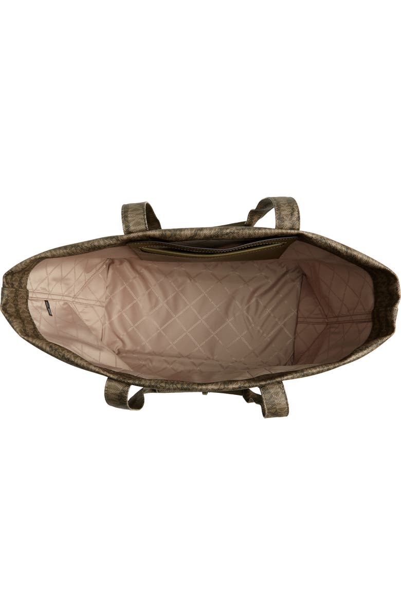 MICHAEL Michael Kors The Michael Large Logo Animal Print Tote, Alternate, color,