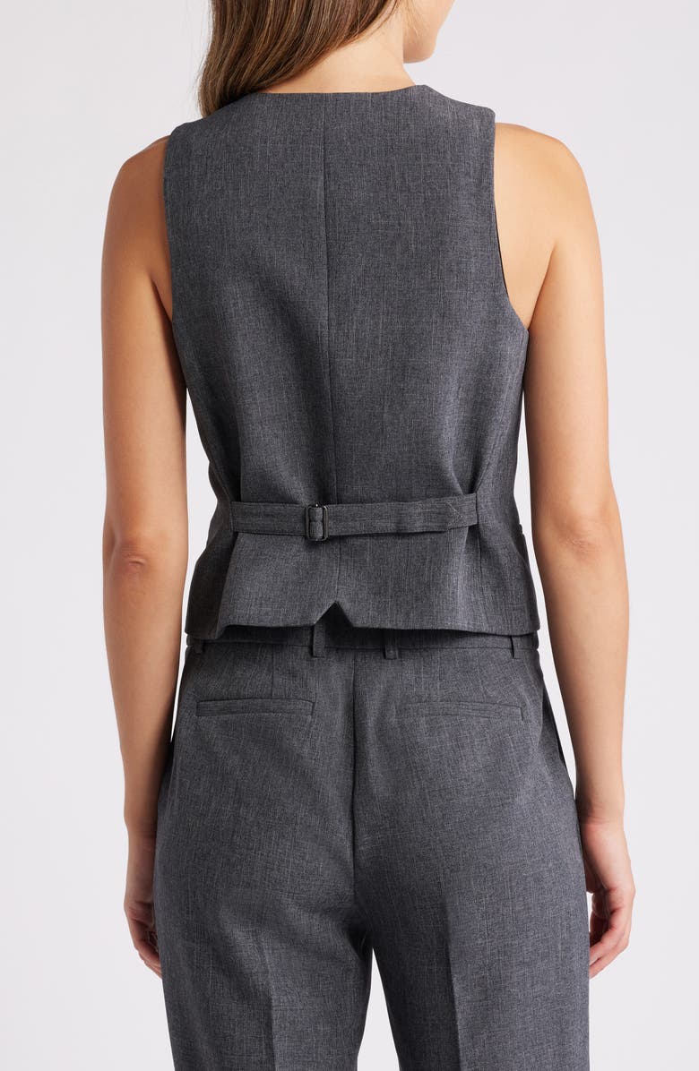 Anne Klein Button-Up Vest, Alternate, color, 