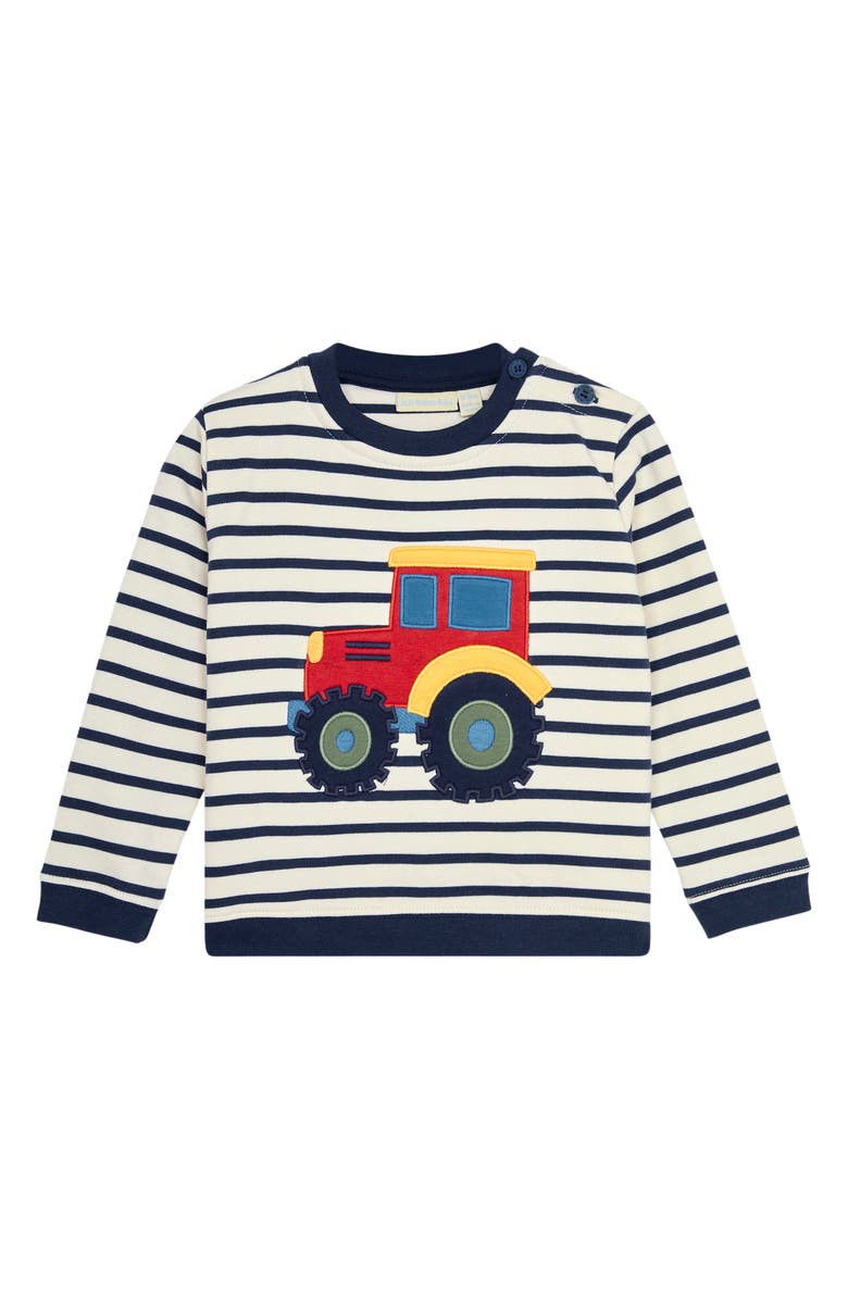 JOJO MAMAN BEBE Tractor Appliqué Sweatshirt & Joggers Set, Alternate, color, 