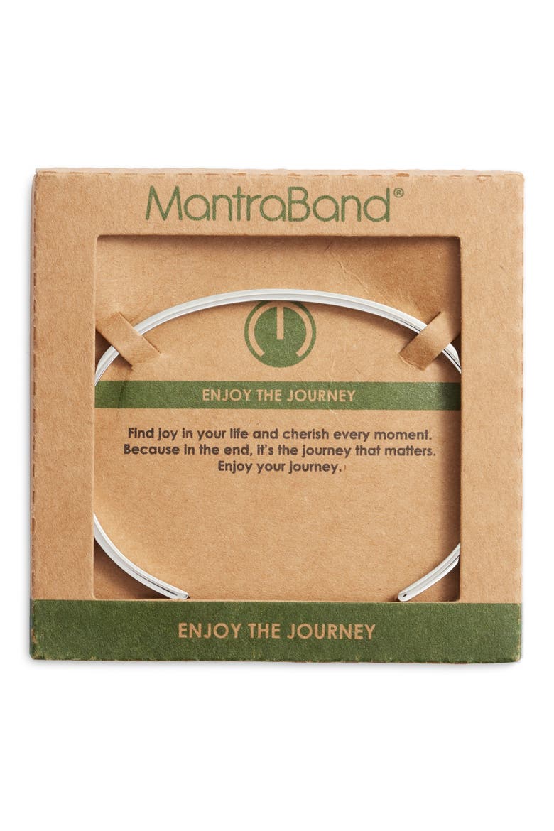 Enjoy the Journey bracelet, Alternate, color, SILVER