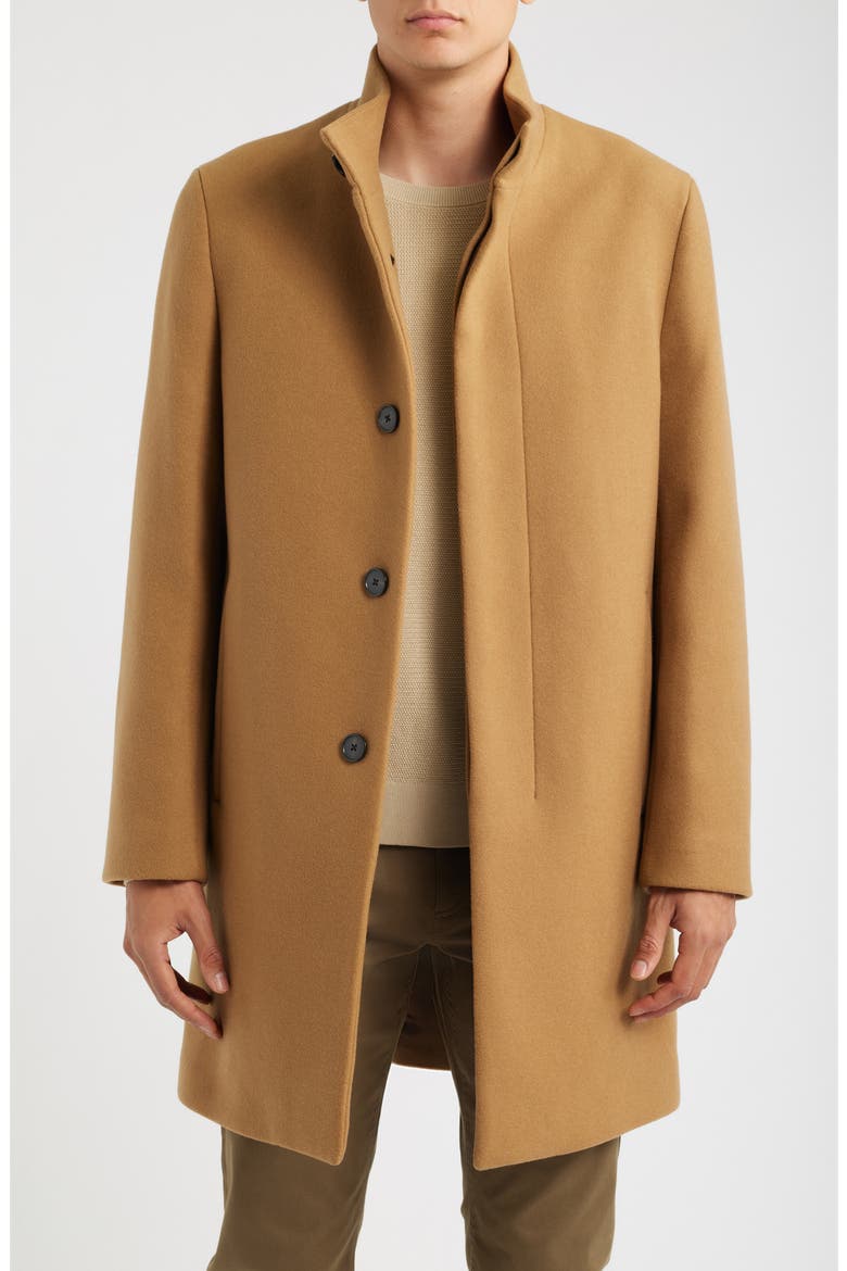 Belvin Longline Coat, Main, color, NEW CAMEL