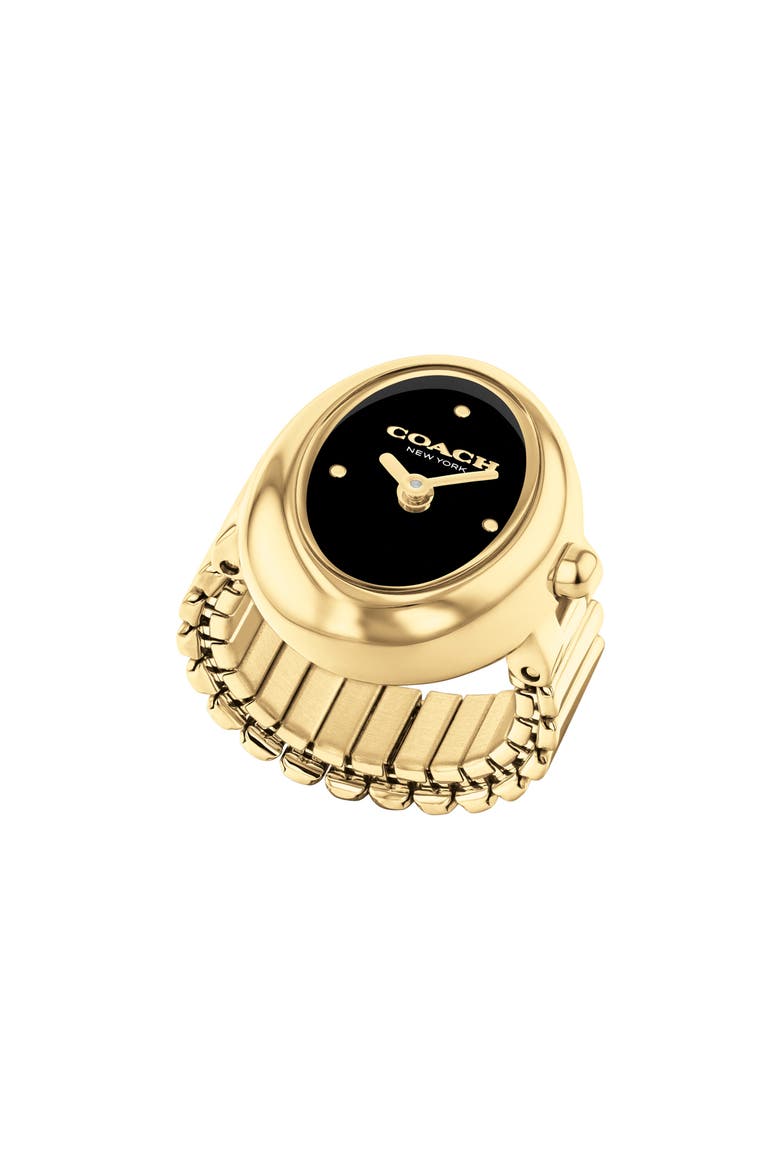 Sammy Ring Watch, 18mm x 22.5mm, Alternate, color, BLACK