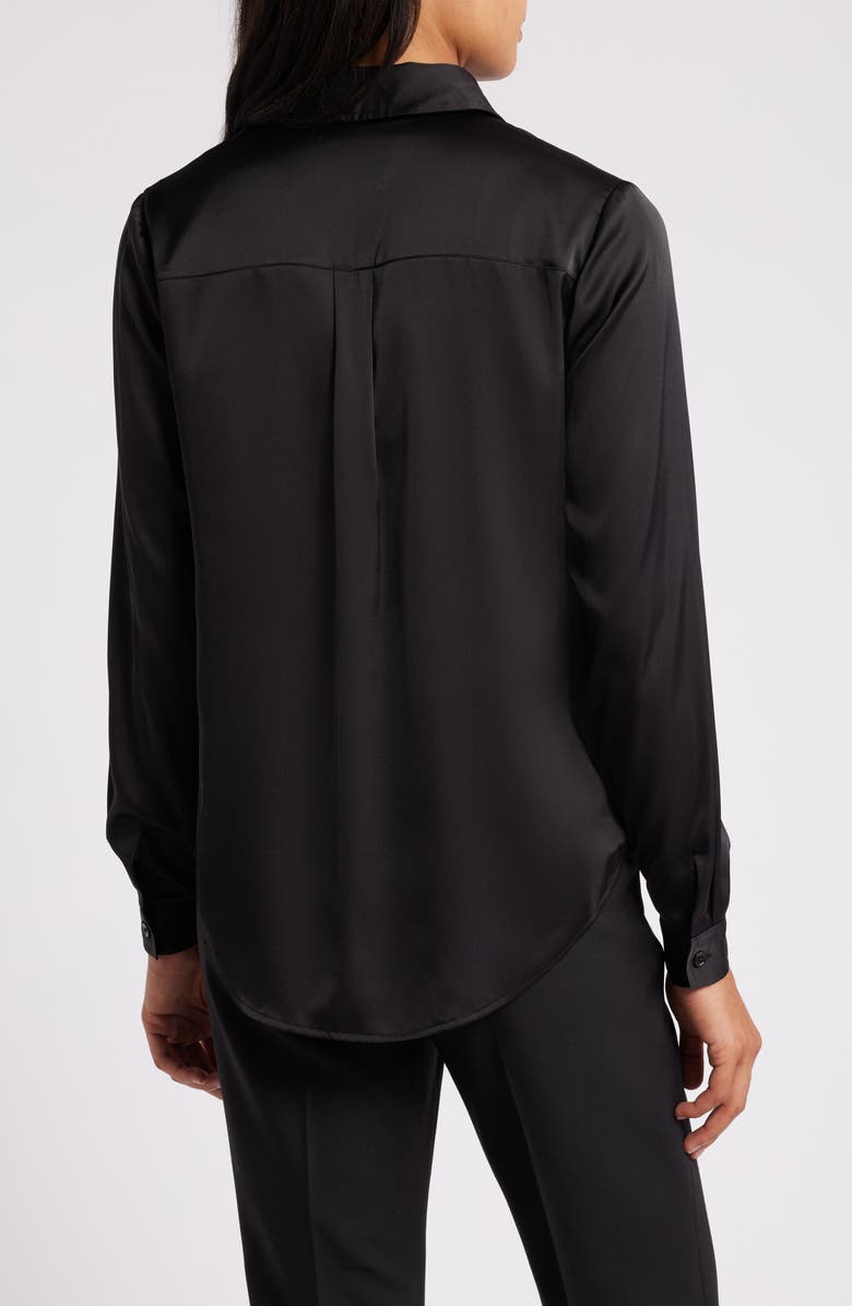 Anne Klein Long Sleeve Button Up Shirt, Alternate, color, 