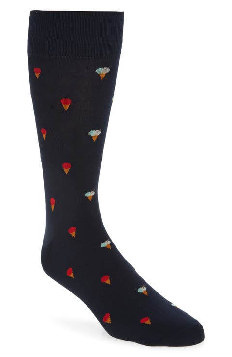 Kerry Ice Cream Cotton Blend Dress Socks