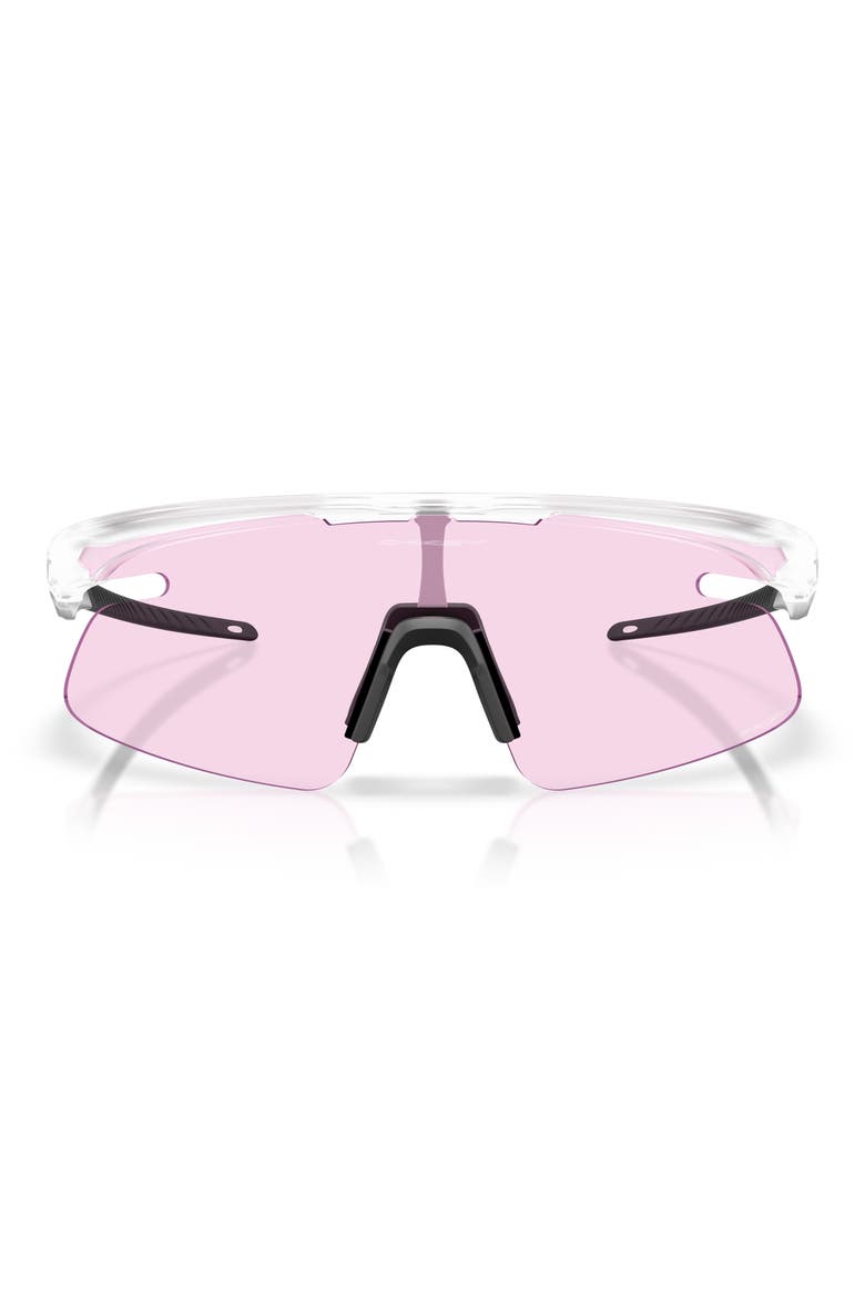Gender Inclusive RSLV Lite 150mm Rectangle Sunglasses, Main, color, MATTE CLEAR / PRIZM LOW LIGHT