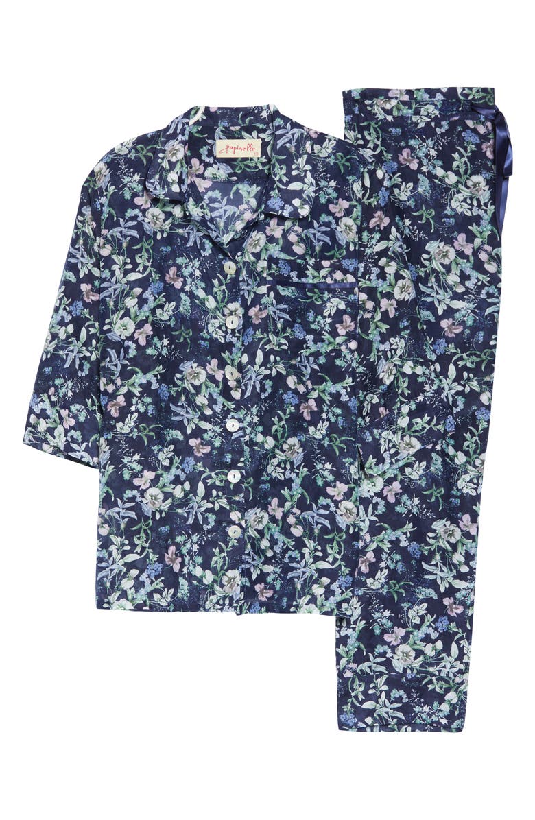 Papinelle Emmy Crop Pajamas, Alternate, color, 