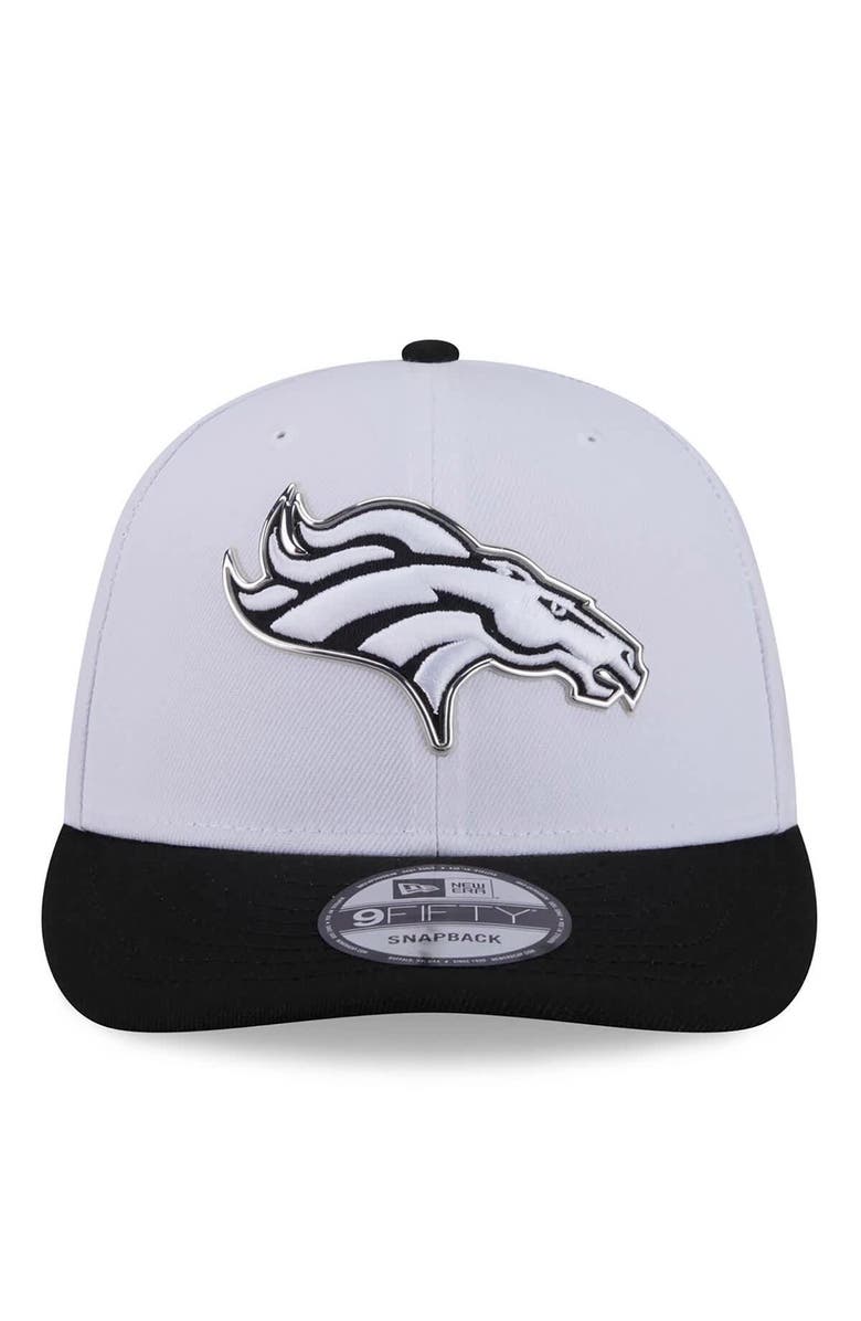 New Era Men's New Era  White/Black Denver Broncos 2026 NFL Draft Pre-Curved 9FIFTY Snapback Hat, Alternate, color, White