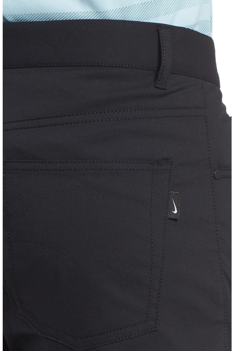 Flex Slim Fit Dri-FIT Golf Pants, Alternate, color, BLACK/ WHITE