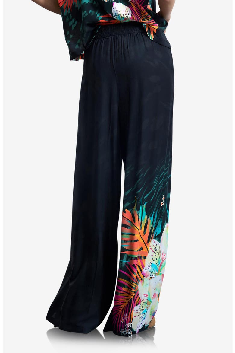 Wide Leg Trousers, Alternate, color, BLACK