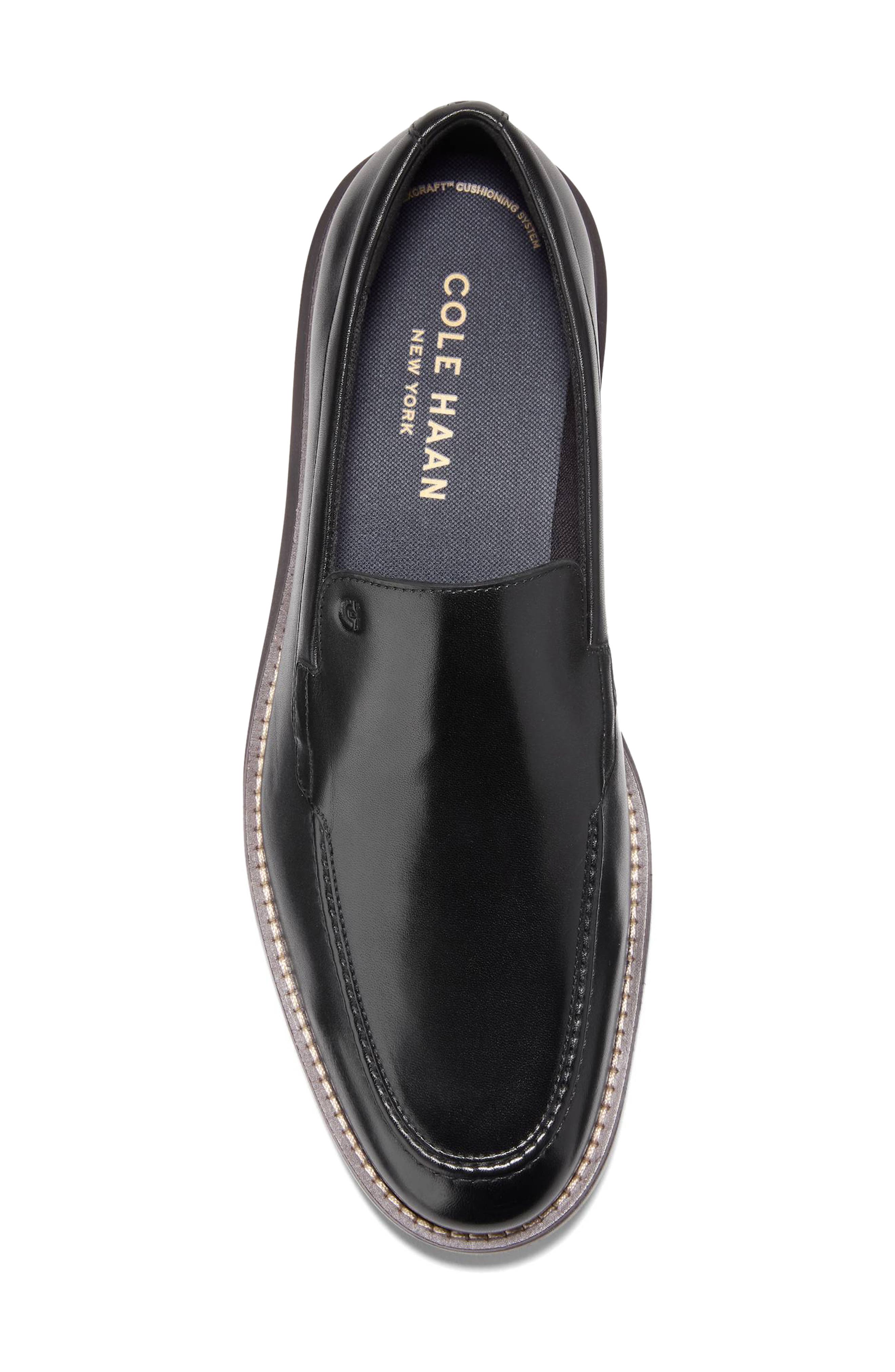 Cole Haan Grand Neoclassic Venetian Loafer, Alternate, color, Black / Dk Natural