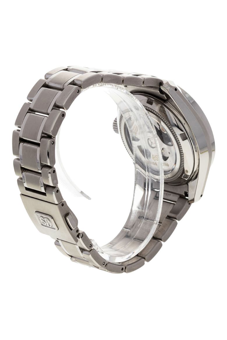 Grand Seiko Preowned 2019 Heritage Collection Bracelet Watch, 40mm, Alternate, color, SILVER