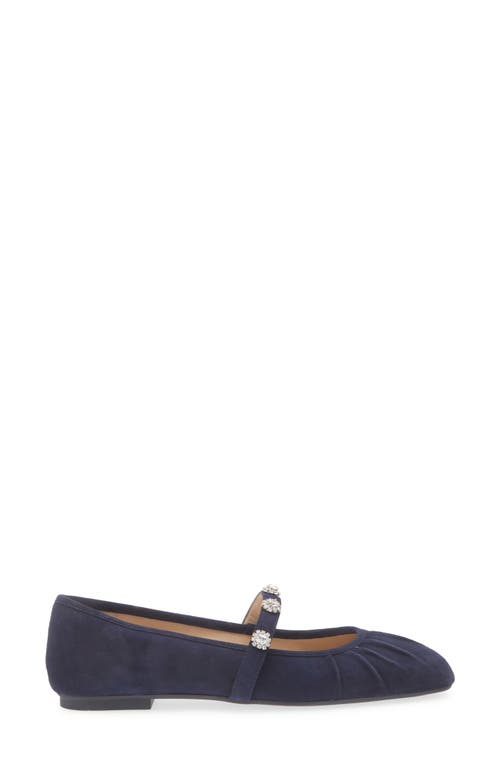 Stuart Weitzman Justina Mary Jane Ballet Flat In Animal Print