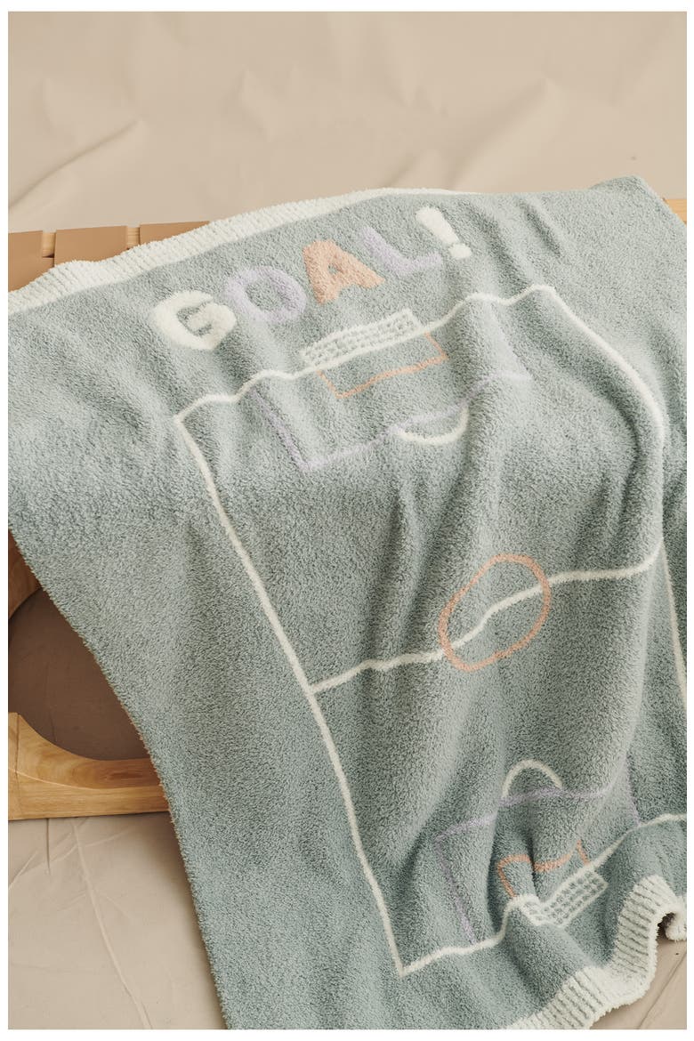 CozyChic® Goal Stroller Blanket, Alternate, color, SAGE GREEN MULTI