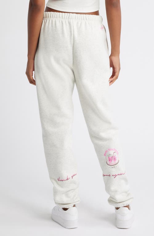 THE MAYFAIR GROUP THE MAYFAIR GROUP MADE YOU SMILE GRAPHIC SWEATPANTS 
