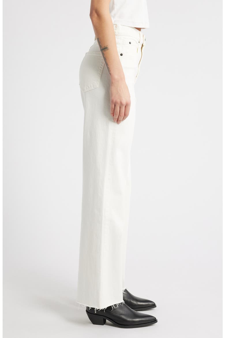 Grace High Waist Wide Leg Jeans, Alternate, color, WHITE