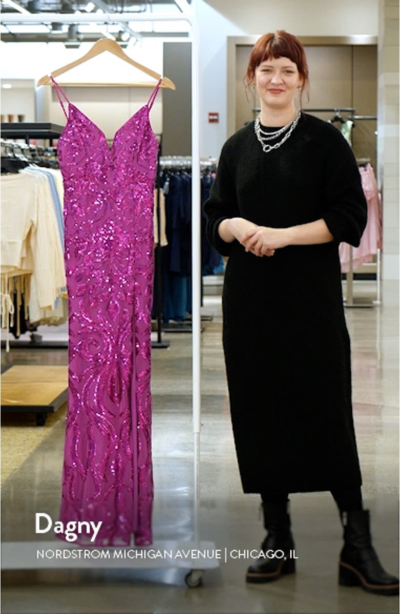 Made for Magic Sequin Mermaid Gown, sales video thumbnail