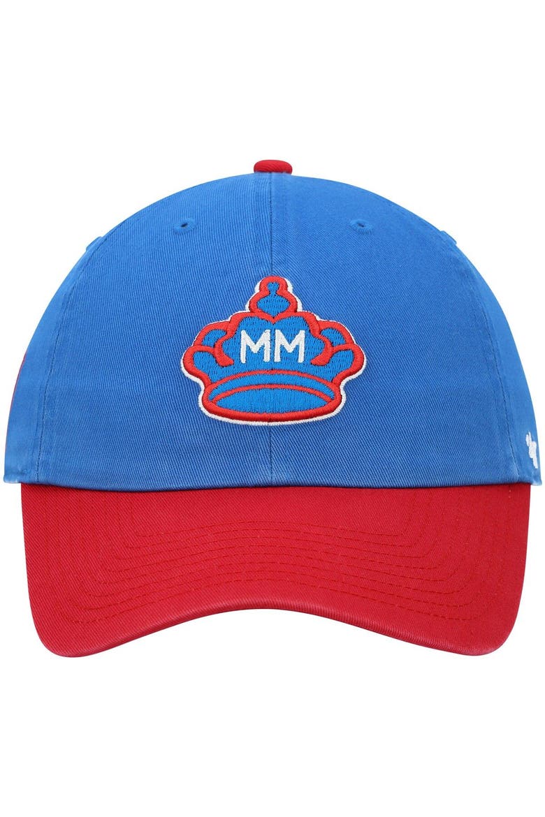 Men's '47 Blue Miami Marlins City Connect Clean Up Adjustable Hat, Alternate, color, Blue
