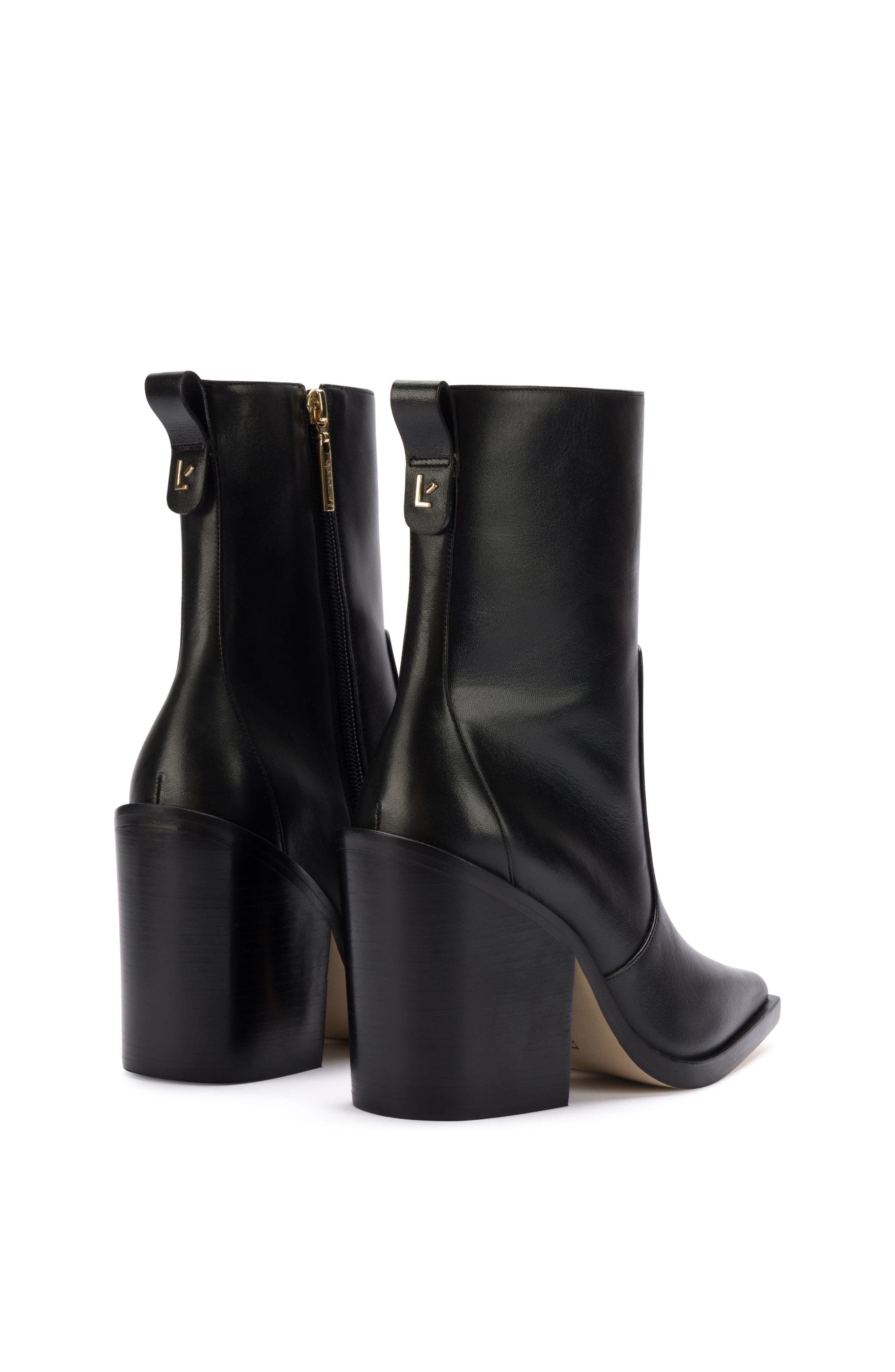 Larroudé James Boot In Black Leather, Alternate, color, 