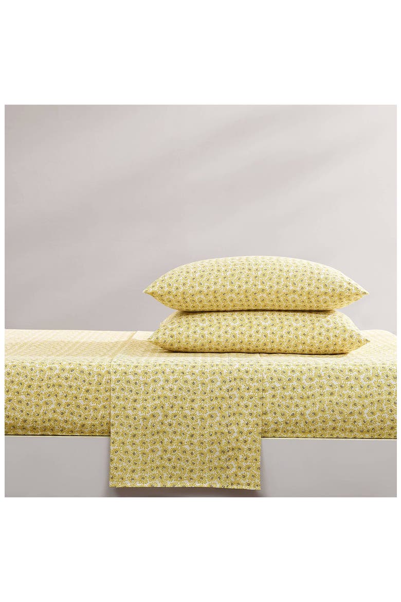Sunflower Field Sheet Set, Alternate, color, YELLOW
