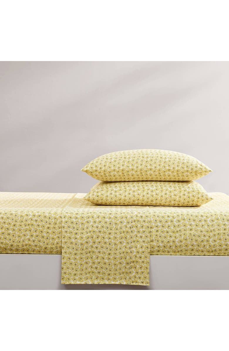 Betsey Johnson Sunflower Field Sheet Set, Alternate, color, Yellow