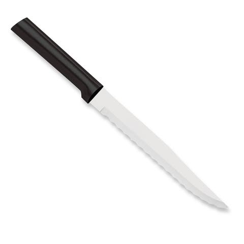Cutlery 7-Inch Serrated Slicer Stainless Steel Blade