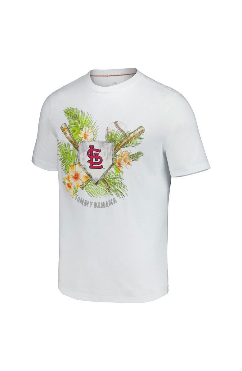 Tommy Bahama Men's Tommy Bahama  White St. Louis Cardinals Island League T-Shirt, Alternate, color, White