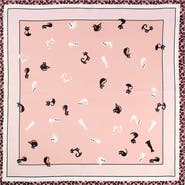 SILKSILKY Pure Silk Diversity Pattern Square Scarf