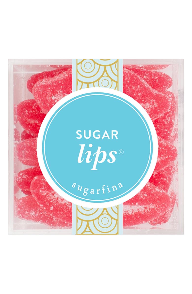sugarfina Sugar Lips Small Candy Cube, Alternate, color, Aqua