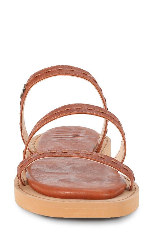 Frye Faye Strappy Slide Sandal In Brown