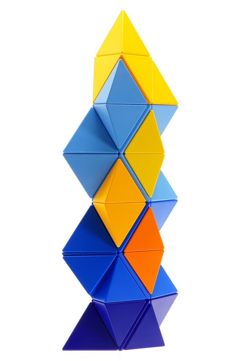 Kids' Sky Large 36-Piece Magnetic Construction Kit, Alternate, color, YELLOW BLUE ORANGE