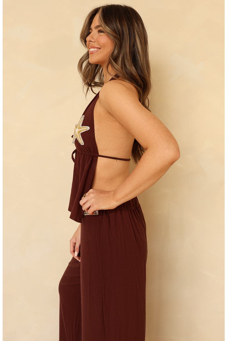 Beso Tank Top, Alternate, color, Terra