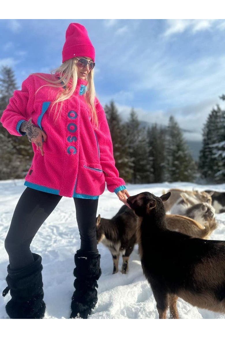 Fleece Jacket - Women's, Alternate, color, Pink, blue