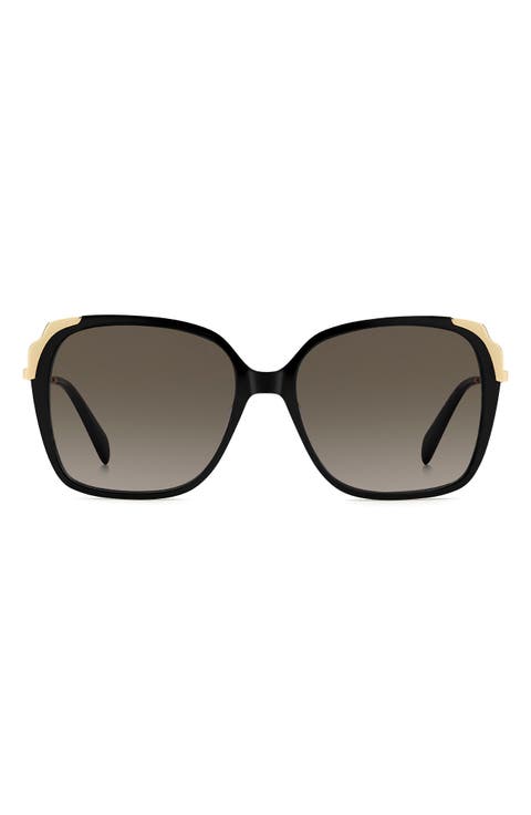 kenley 59mm gradient square sunglasses